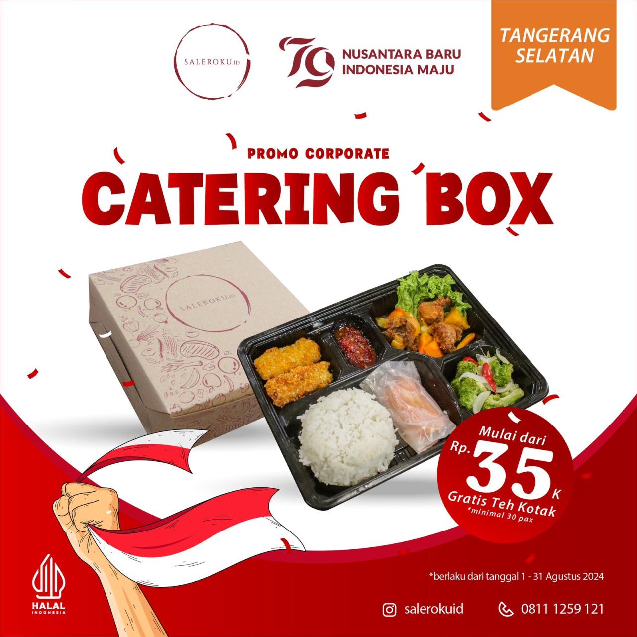 Promo Catering Karyawan Kantor Tangerang Selatan Mulai 35 Ribu