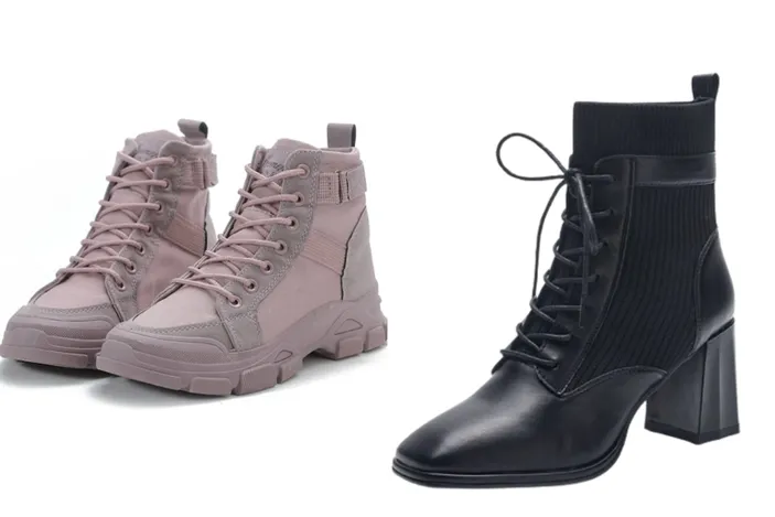 Promo Crewger Sepatu Boots Wanita Kulit Asli Medali Pdh01 7cm Model Pdl ...