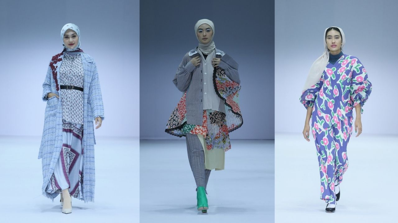 Cantiknya Parade Busana Muslim di Jakarta Fashion Week 2022, Penuh Warna!