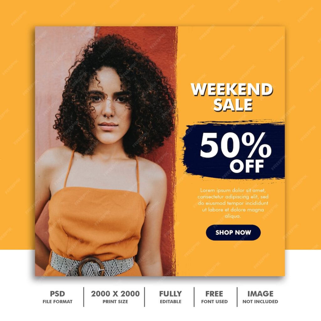 Premium PSD | Fashion instagram ads banner