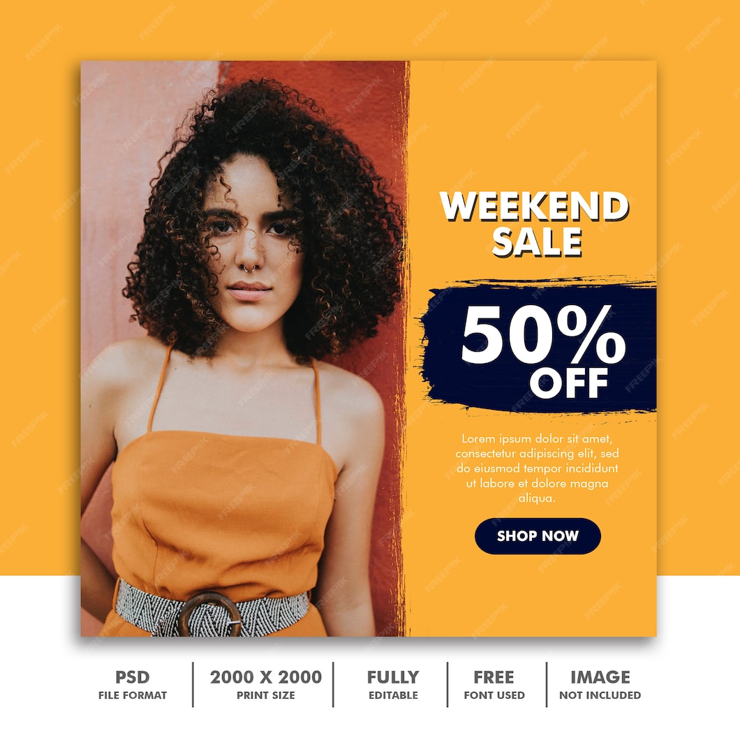 Premium PSD | Fashion instagram ads banner