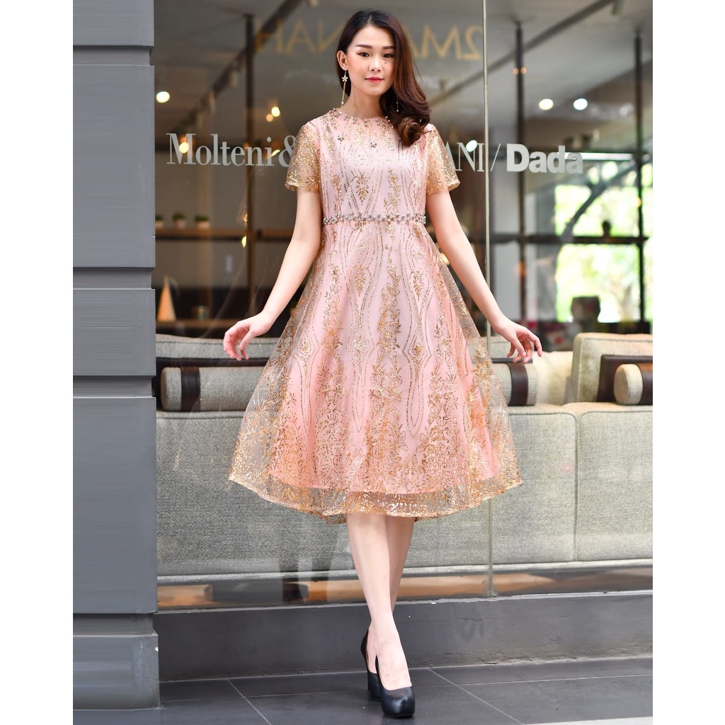 Jual Dress Kondangan Terbaru| Dress Pesta| Dress Brukat| Dress Mewah ...