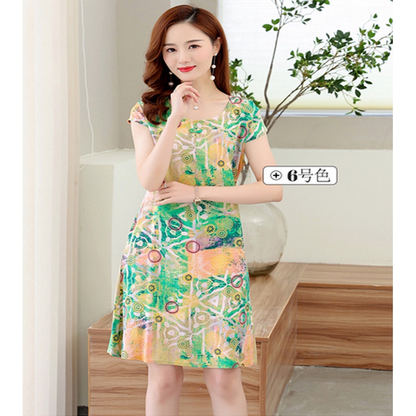 Jual MIDI DRESS WANITA JUMBO RANDOM KEKINIAN | Shopee Indonesia