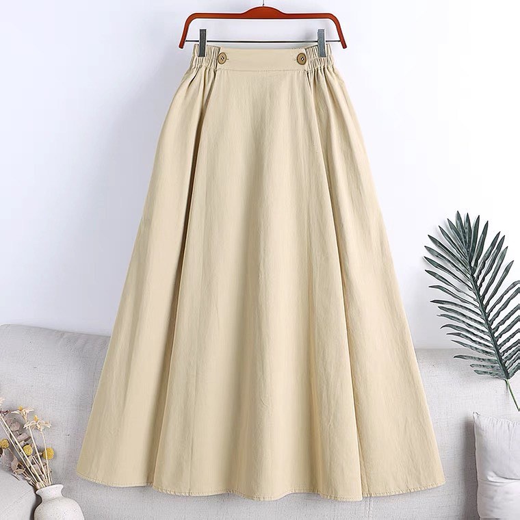 Jual Nathas Skirt Rok Wanita Panjang Kekinian Korean Style | Rok Wanita ...