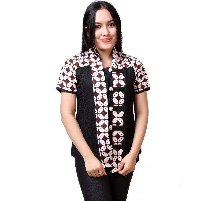 20+ Baju Batik Lengan Pendek Modern 2019 yang Mempesona | Model Baju ...