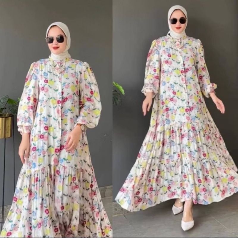 Jual Amelia Dress Wanita panjang Bahan Rayon Diamond Premium muslim ... Jual Amelia Dress Wanita panjang Bahan Rayon Diamond Premium muslim ...