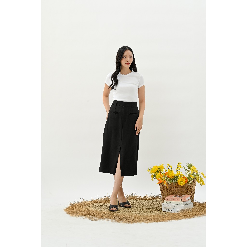 Jual midi skirt rok midi wanita | Shopee Indonesia