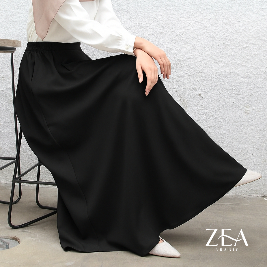 Jual Rok Panjang A-Line Bawahan Wanita Bahan Adem, Rok Circle Skirt Rok ...