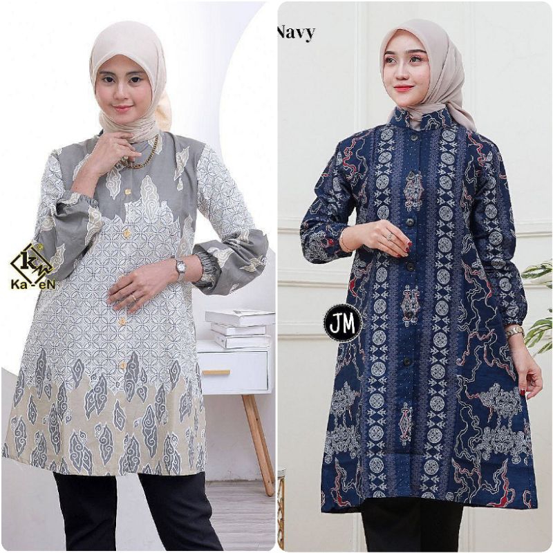 Jual Tunik batik | Tunik batik wanita | Tunik batik kantor | Tunik ...