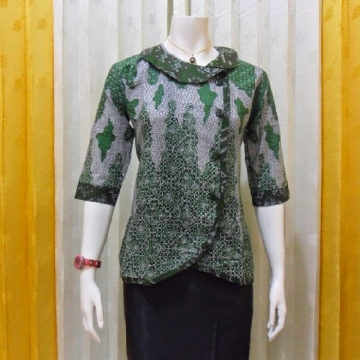 10 Model Baju Batik Kantor Wanita Terbaru Desain Kekinian | Model Baju ...