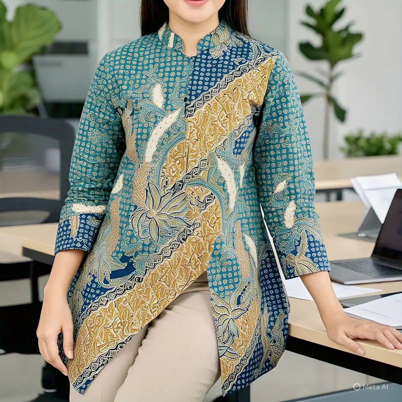 Rekomendasi 7 Model Baju Batik Atasan Wanita Kantor Elegan, Kombinasi ... Rekomendasi 7 Model Baju Batik Atasan Wanita Kantor Elegan, Kombinasi ...