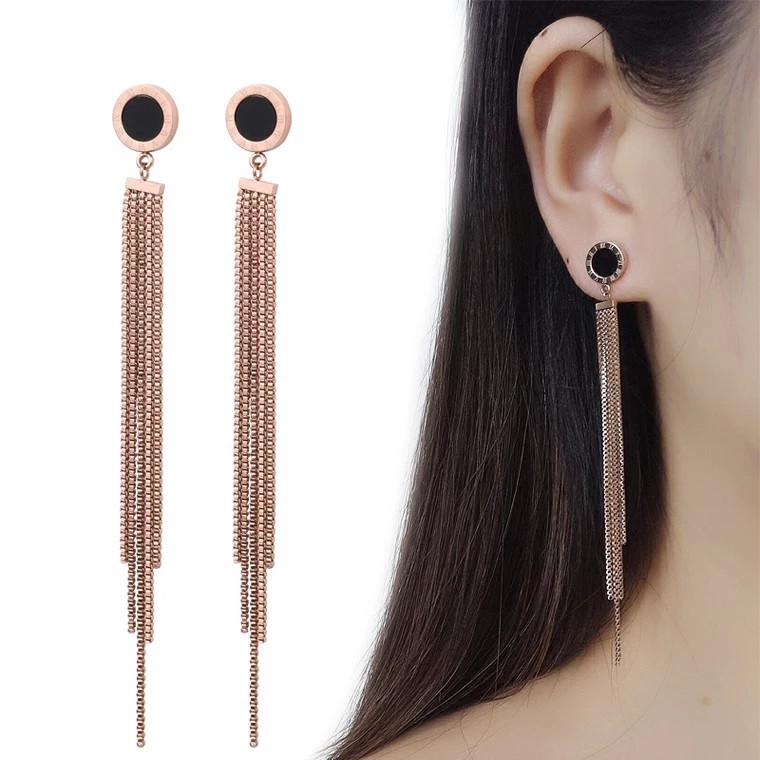 Jual Anting Panjang Silver Anting Wanita Anting Pesta Aksesoris Wanita ...