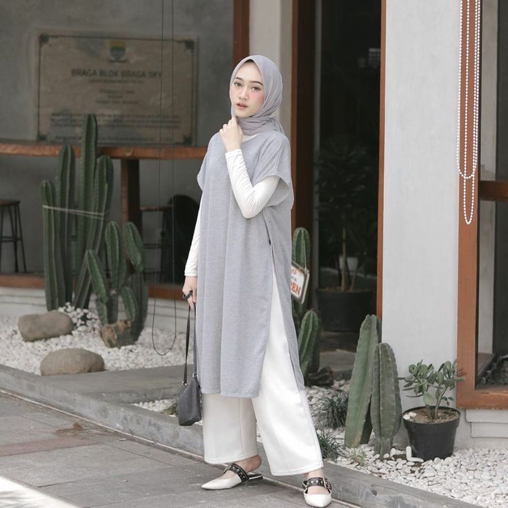 Ide outfit hijab simple | Ootd celana hijau mint, Model pakaian baru ...