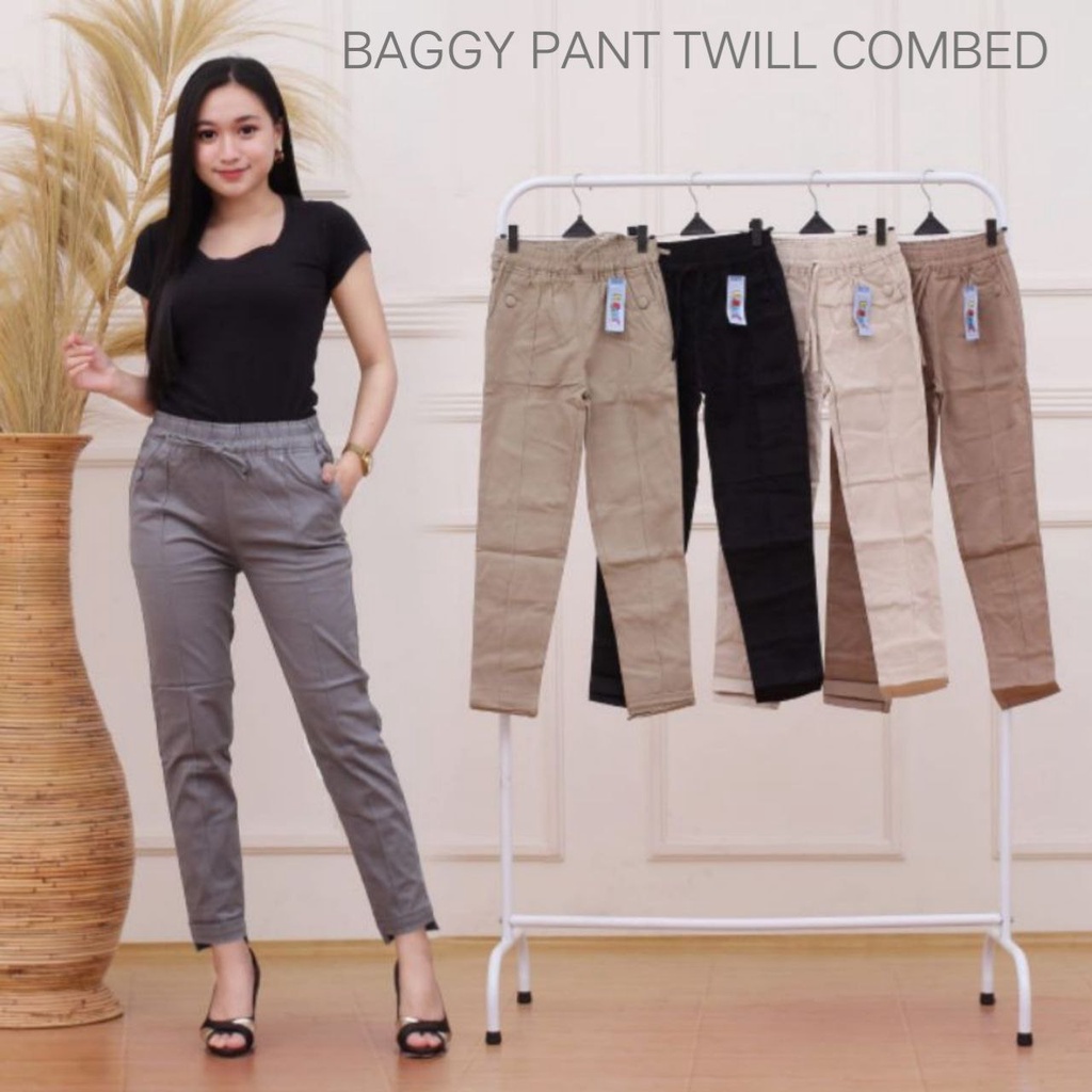 Jual Celana Baggy Pants Wanita Jumbo American Drill Import Grade A ...