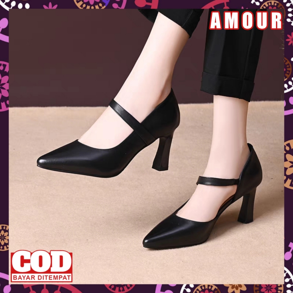 Jual Amour - High Heels Wanita Kerja Hak Tinggi Kasual Elegan Pesta ...