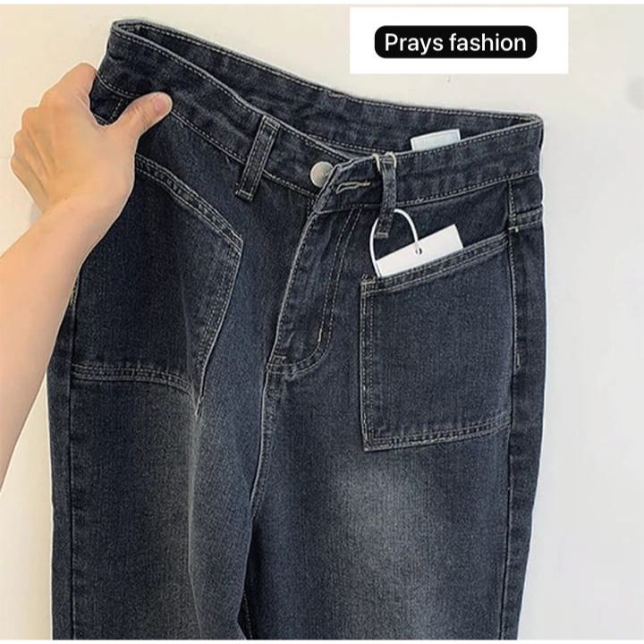 Jual Celana Jeans Wanita High Waist Wanita Jeans Wanita Warna Retro ...