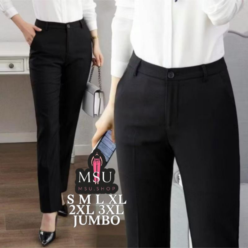 Jual PROMO !!! celana formal kantor wanita celana kerja wanita | Shopee ...