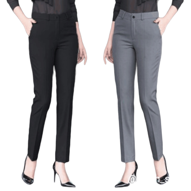 Jual CELANA KANTOR FORMAL KERJA WANITA SLIMFIT BAHAN DASAR KAIN . SIZE ...