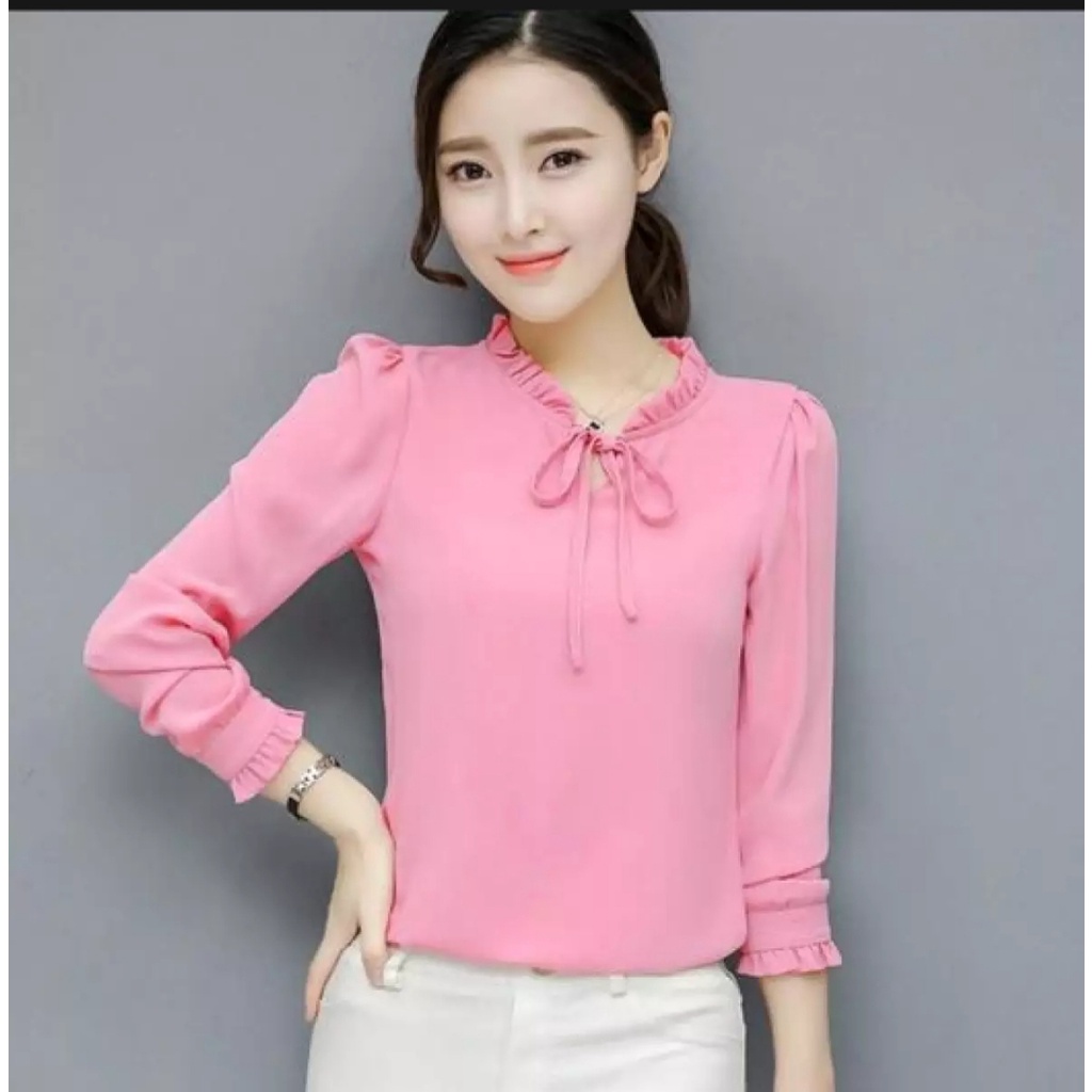 5 Model Baju Batik Kombinasi Kain Polos untuk Wanita Terbaru