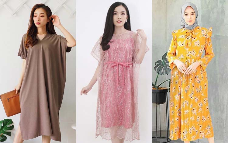 25 Inspirasi Dress Wanita Terbaru dan Murah di Bawah 150 Ribu