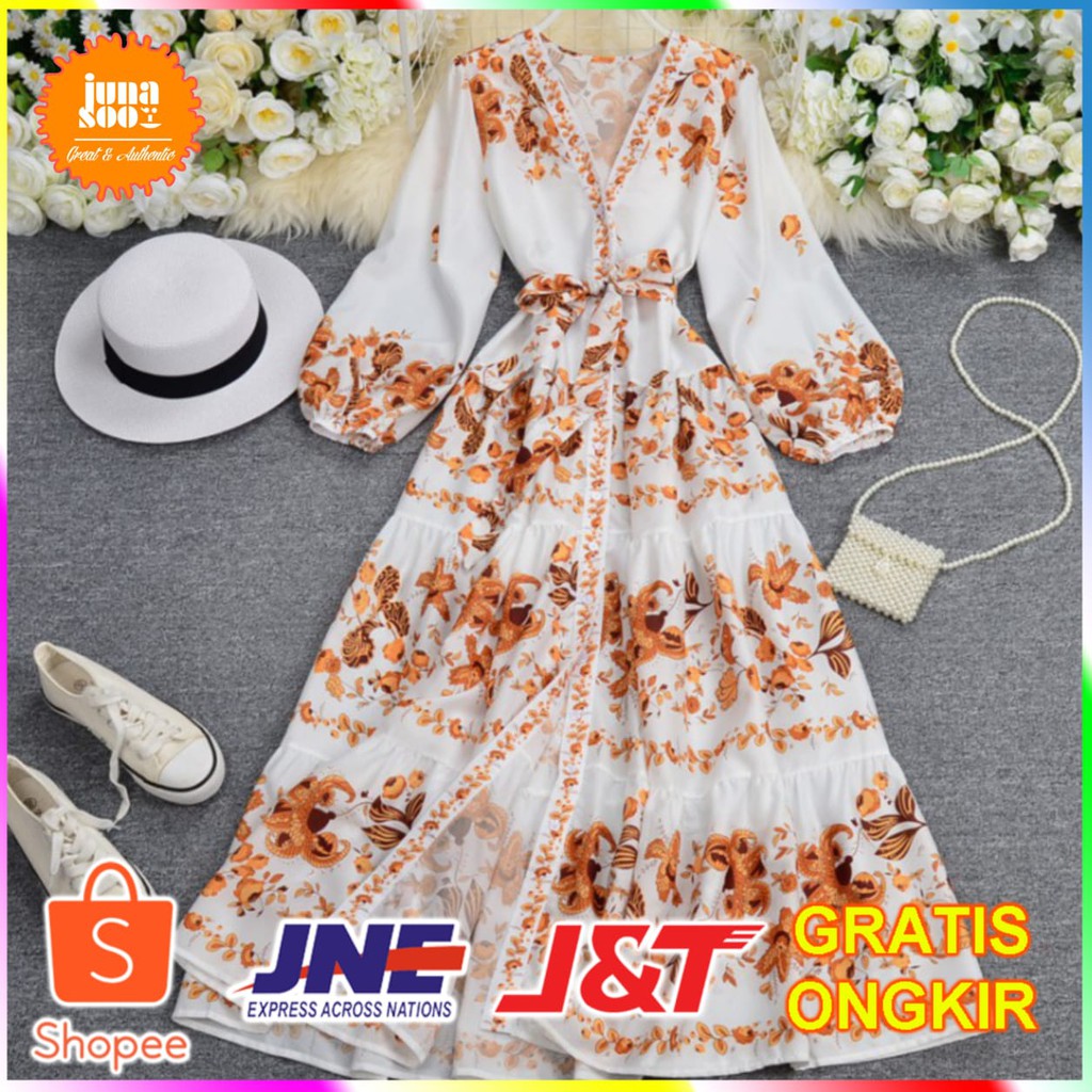 Jual 4.4 BAJU DRES WANITA IMPORT MURAH B014/BAJU MURAH/BAJU KEKINIAN ...