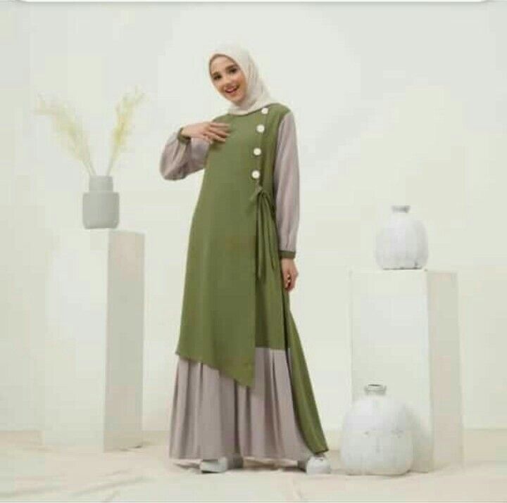 Pin oleh farisha nayla di gamis di 2025 | Model baju wanita, Model ...