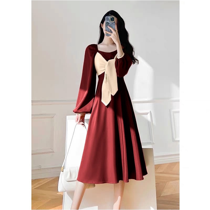 Jual [MCFK] Dress Ribbon / Dress Wanita Terbaru / Dress Cantik Wanita ...