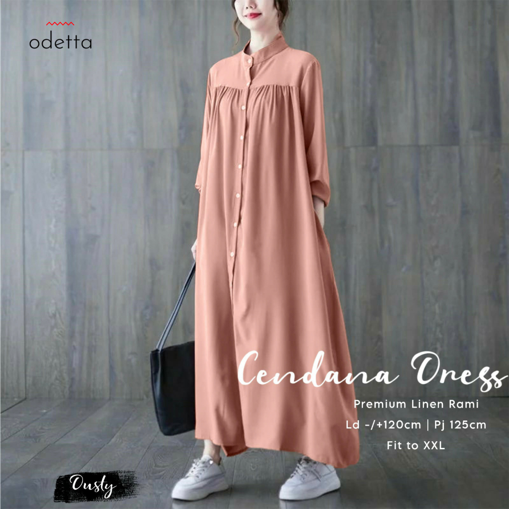 Jual Baju Maxi Dress Wanita Jumbo Kekinian Model Terbaru CENDANA ...