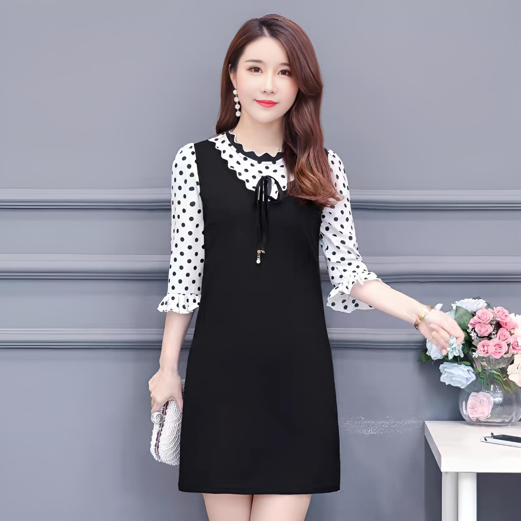 Jual Dress Baju Wanita Terbaru Kekinian Dress Casual Elegant Wanita ... Jual Dress Baju Wanita Terbaru Kekinian Dress Casual Elegant Wanita ...