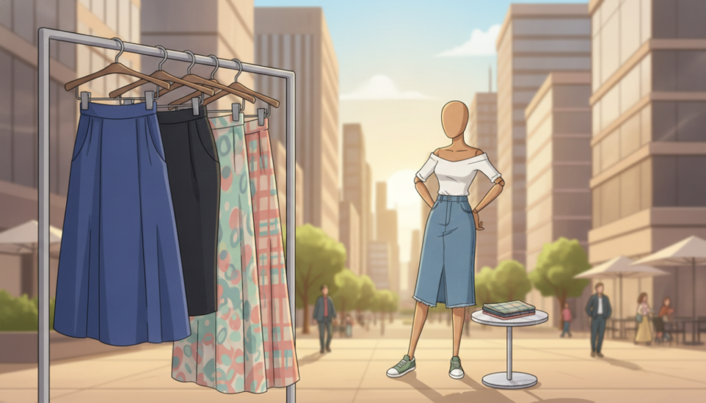 Rok wanita modern