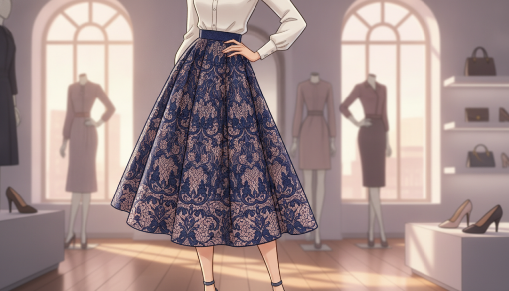 Rok wanita elegan