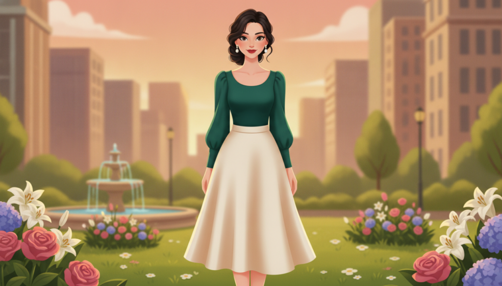 Rok wanita polos