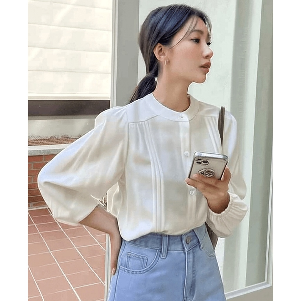 Blouse wanita elegan