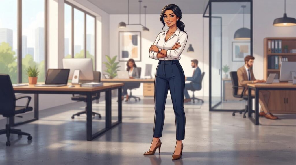 Celana wanita kantor