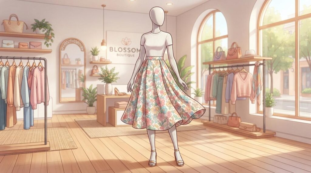 Rok wanita terbaru