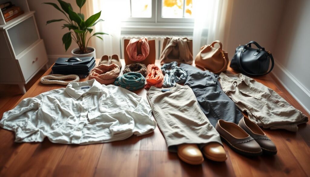 Capsule wardrobe pieces chosen for climate and comfort Capsule wardrobe pieces chosen for climate and comfort